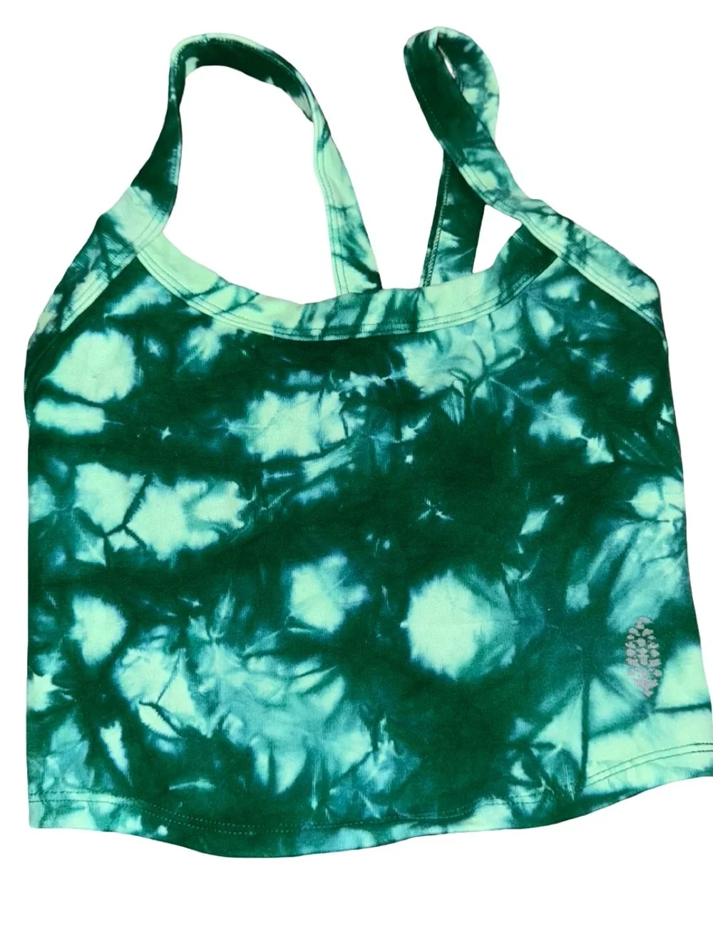 NWOT All Clear Washed Cami in‎ green/Tye dye size XS/Small